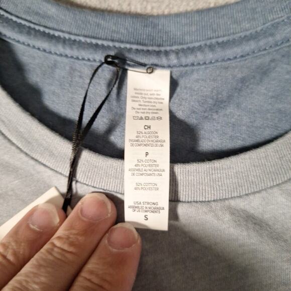 Women's Raise Kind Humans Splendid Iris T-Shirt Size Small Blue Cotton Blend - Picture 3 of 6